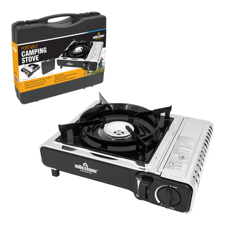 Milestone Portable Camping Gas Stove - Available in store only