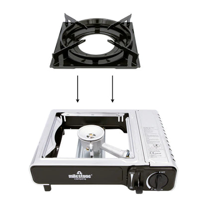 Milestone Portable Camping Gas Stove - Available in store only
