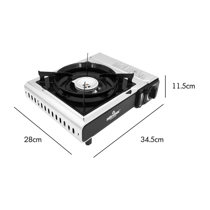 Milestone Portable Camping Gas Stove - Available in store only