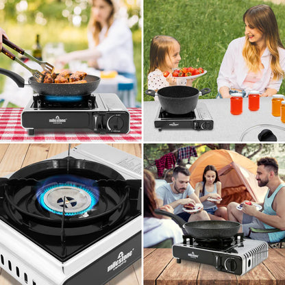 Milestone Portable Camping Gas Stove - Available in store only