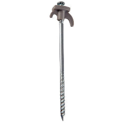 Quest 25cm Twisted Screw Peg