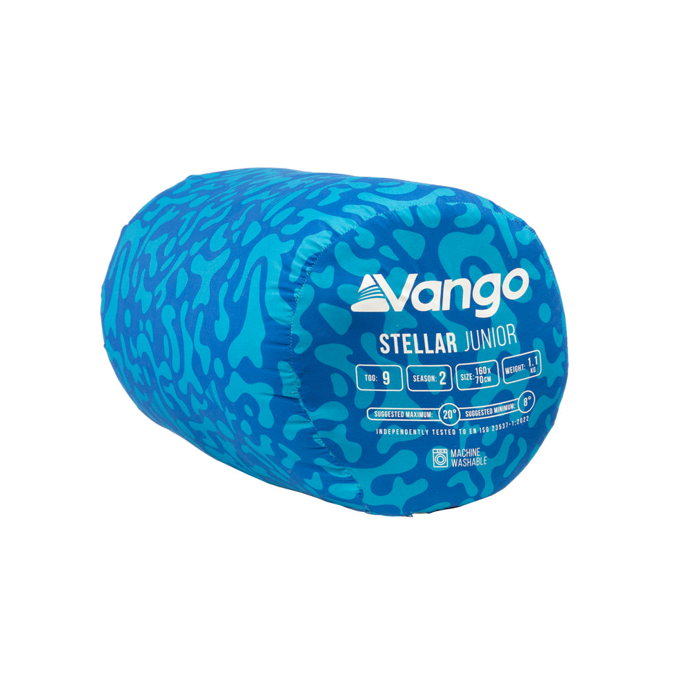 Vango Stellar Junior Sleeping Bag - Atlantic Blue