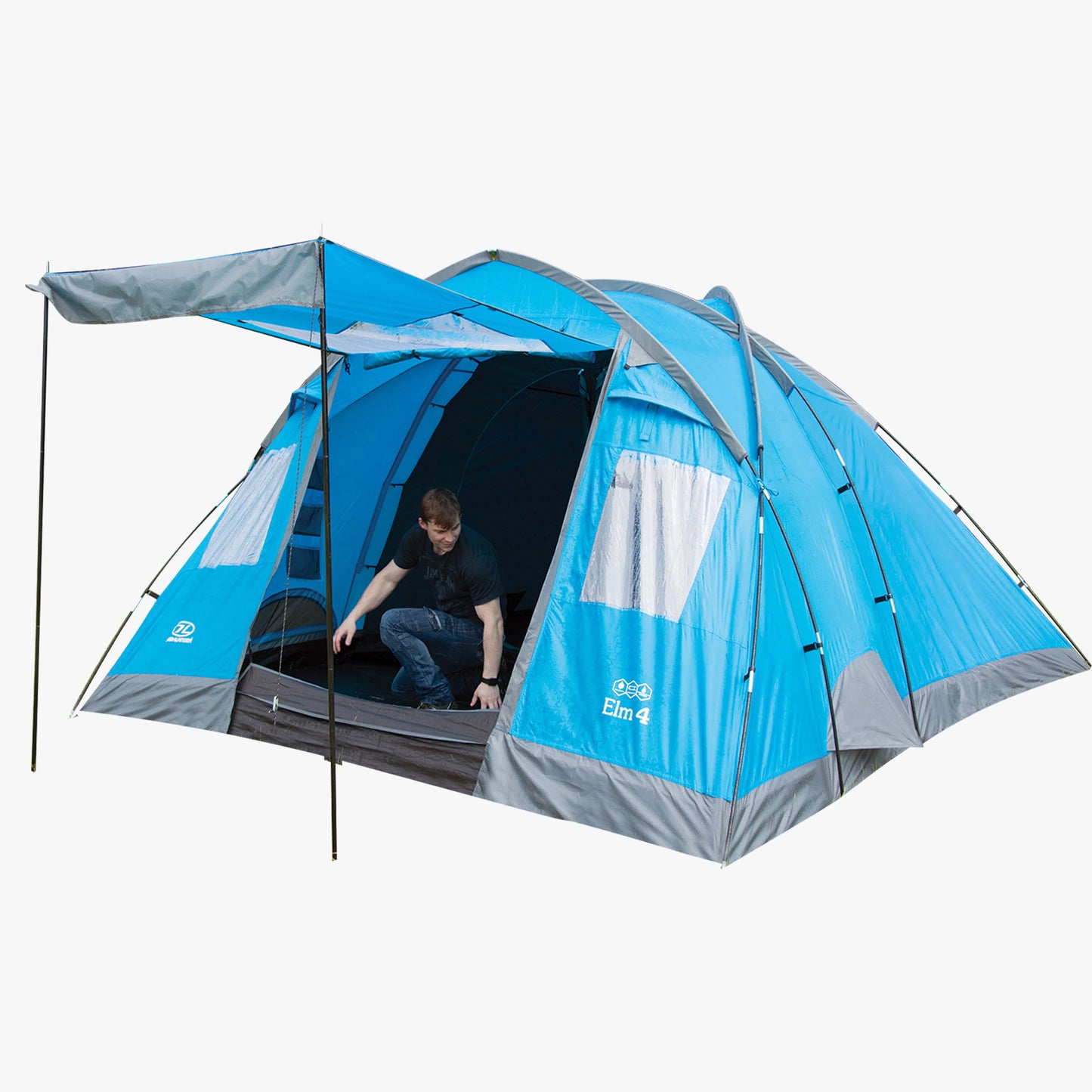 Highlander Elm 4 - 4 Person Tent