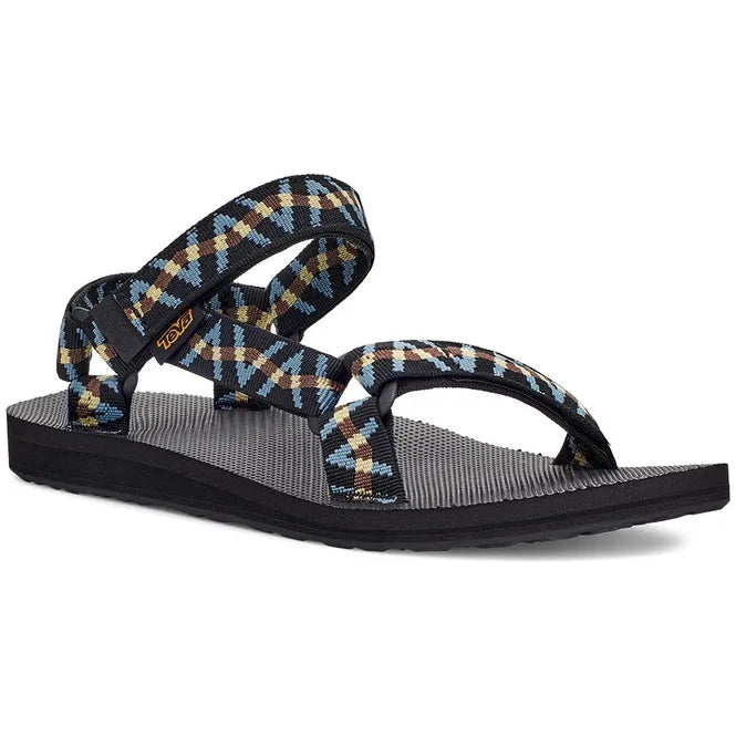 Teva Men's Universal Sandal - Light Show Blue/Coral Black