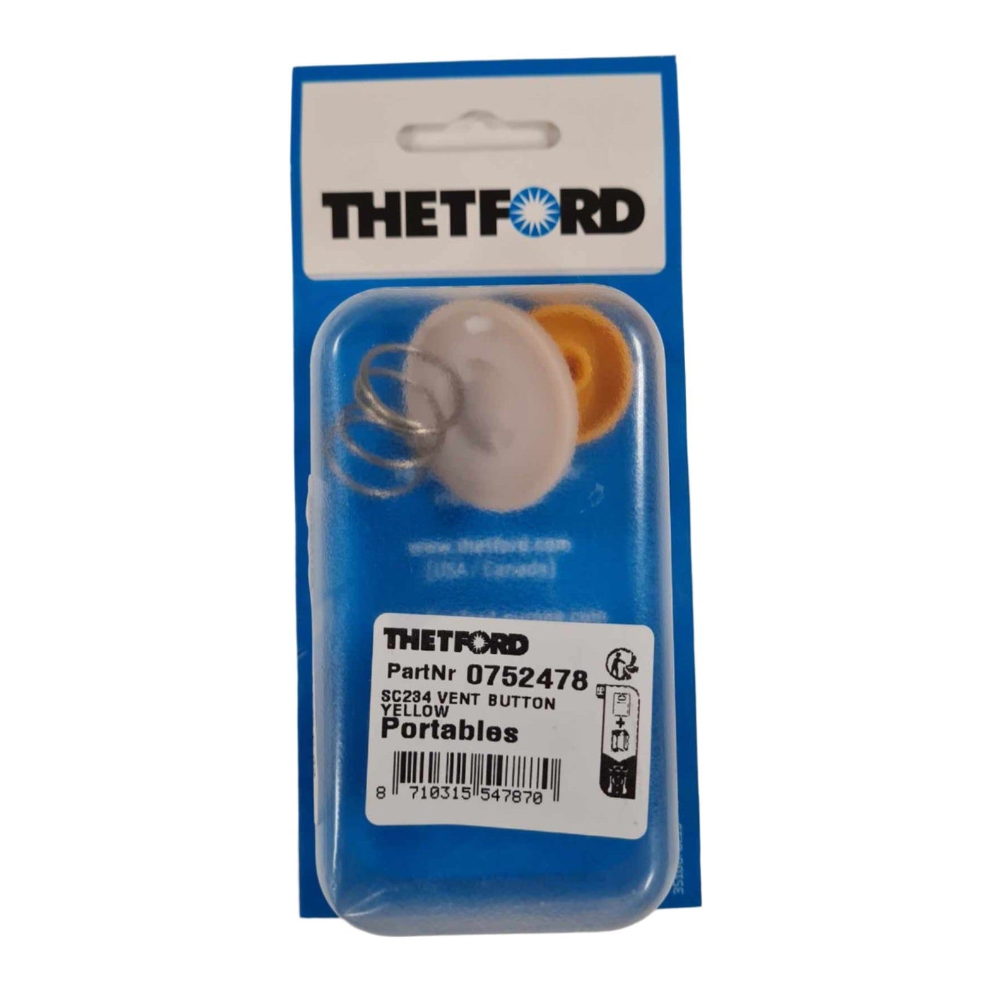 Thetford Cassette/PP Vent Button Assembly - 0752478