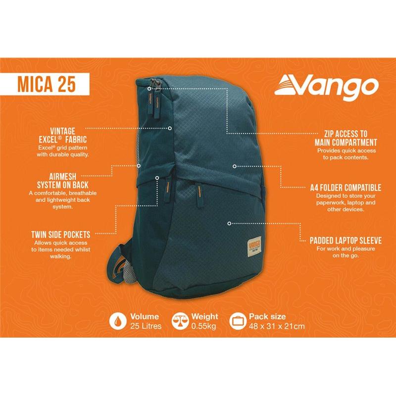 Vango Mica 25L Rucksack - Deep Lagoon