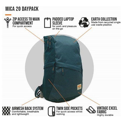 Vango Mica 25L Rucksack - Deep Lagoon