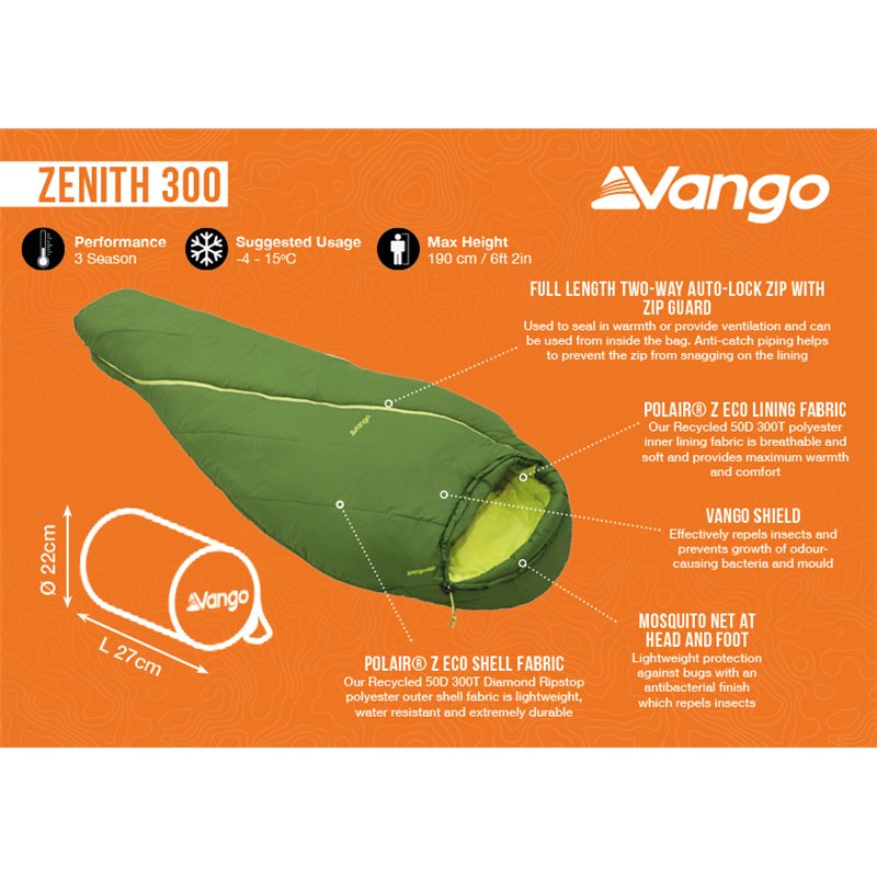 Vango Zenith 300 Sleeping Bag