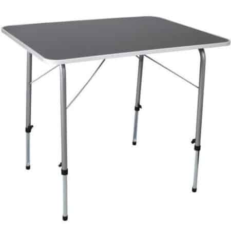 Via Mondo Medium Solid Top Table with Adjustable Legs (Charcoal) - Available in store only
