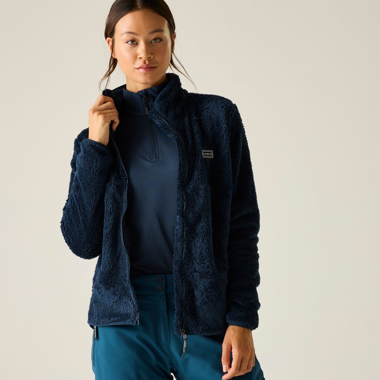 Dare 2b Women's Gnarly Full Zip Fleece - Navy