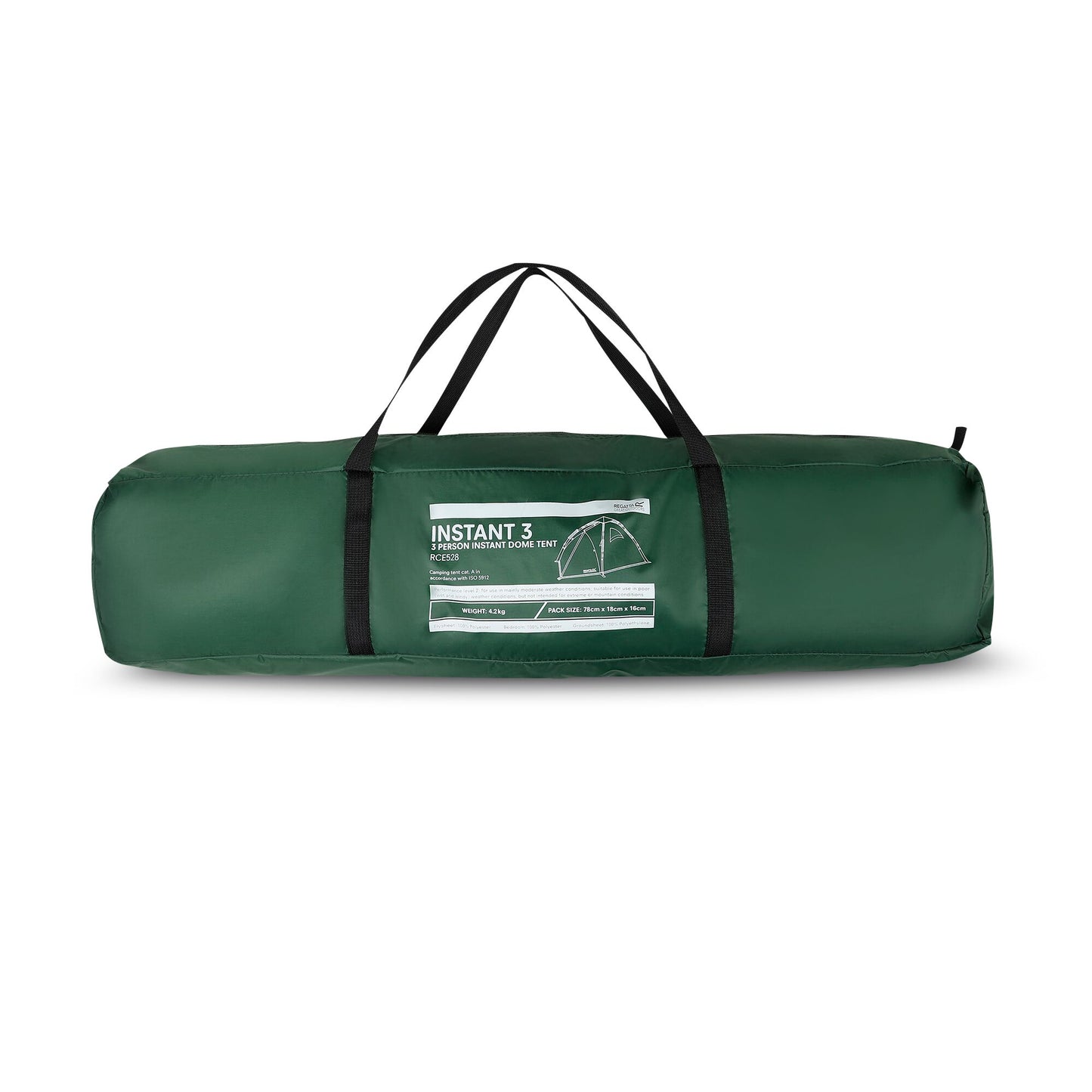 Regatta 3 Person Instant Tent - Green
