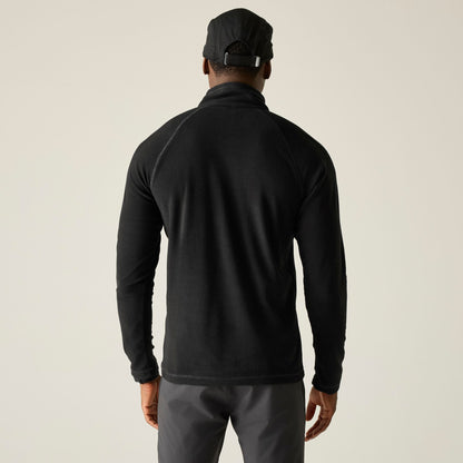 Regatta Men's Montes Lightweight Half Zip Fleece - Black