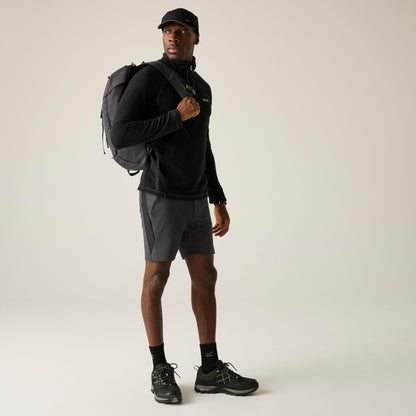 Regatta Men's Montes Lightweight Half Zip Fleece - Black