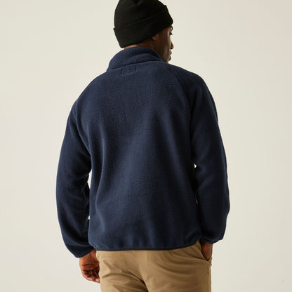 Regatta Men's Frankie Borg Half Zip Fleece - Navy Blue