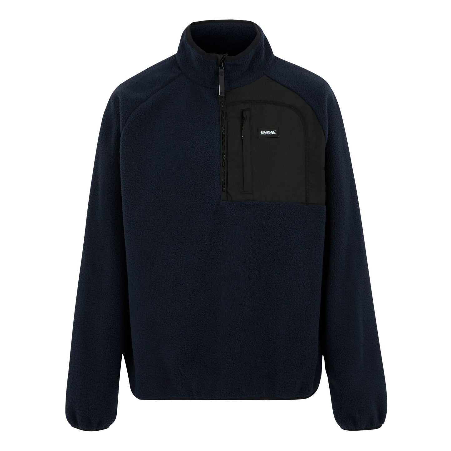 Regatta Men's Frankie Borg Half Zip Fleece - Navy Blue
