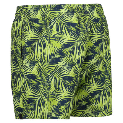 Regatta Men's Loras Swim Short - Sharp Green Palm Print