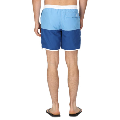 Regatta Men's Benicio Swim Shorts - Lake Blue/Royal Blue