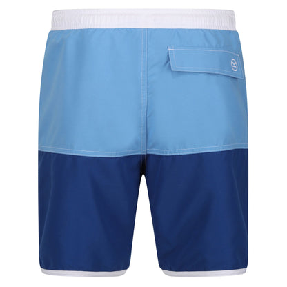 Regatta Men's Benicio Swim Shorts - Lake Blue/Royal Blue