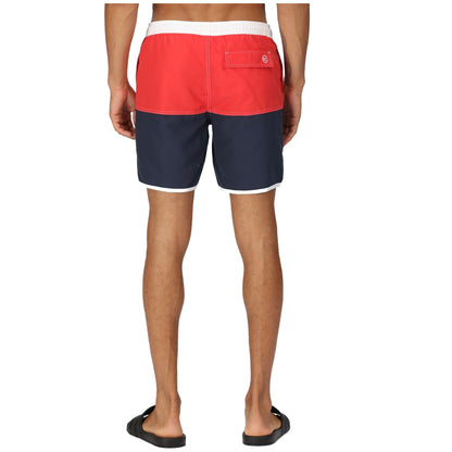 Regatta Men's Benicio Swim Shorts - Rocco Red/Navy