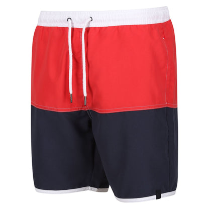 Regatta Men's Benicio Swim Shorts - Rocco Red/Navy