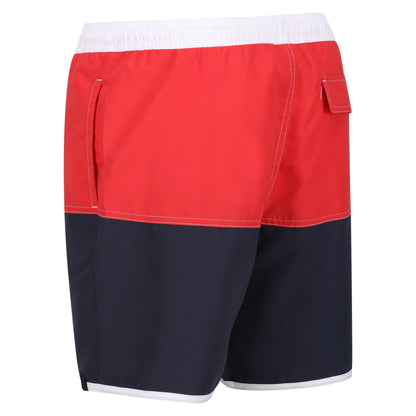 Regatta Men's Benicio Swim Shorts - Rocco Red/Navy