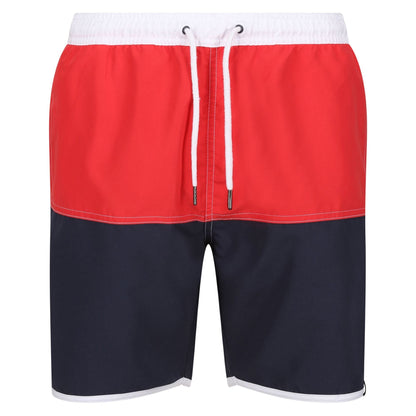 Regatta Men's Benicio Swim Shorts - Rocco Red/Navy