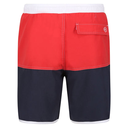 Regatta Men's Benicio Swim Shorts - Rocco Red/Navy