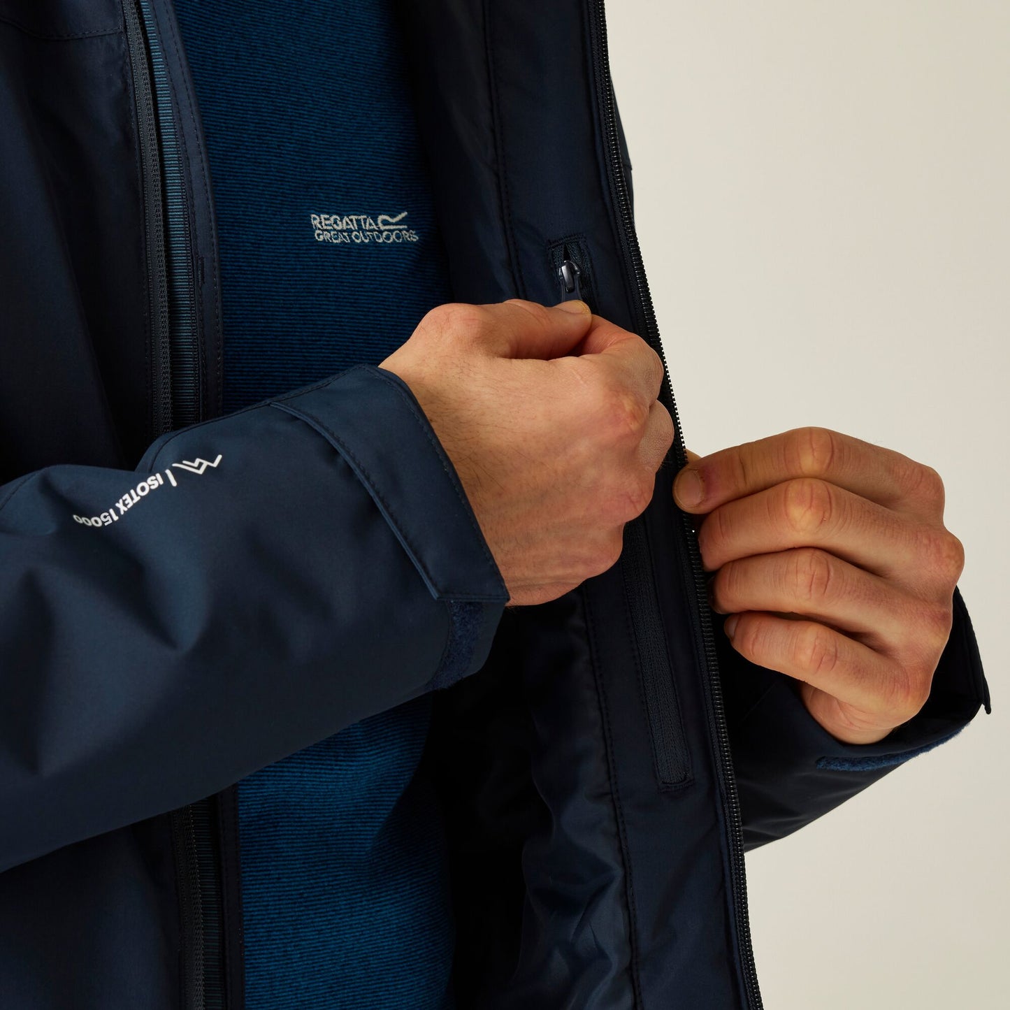 Regatta Thornridge Men's Waterproof Insulated Jacket - Navy Blue