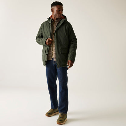 Regatta Men's Savon Waterproof Insulated Jacket - Dark Khaki