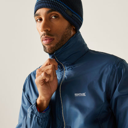 Regatta Men's Lyle IV Waterproof Packaway Jacket - Moonlight Denim