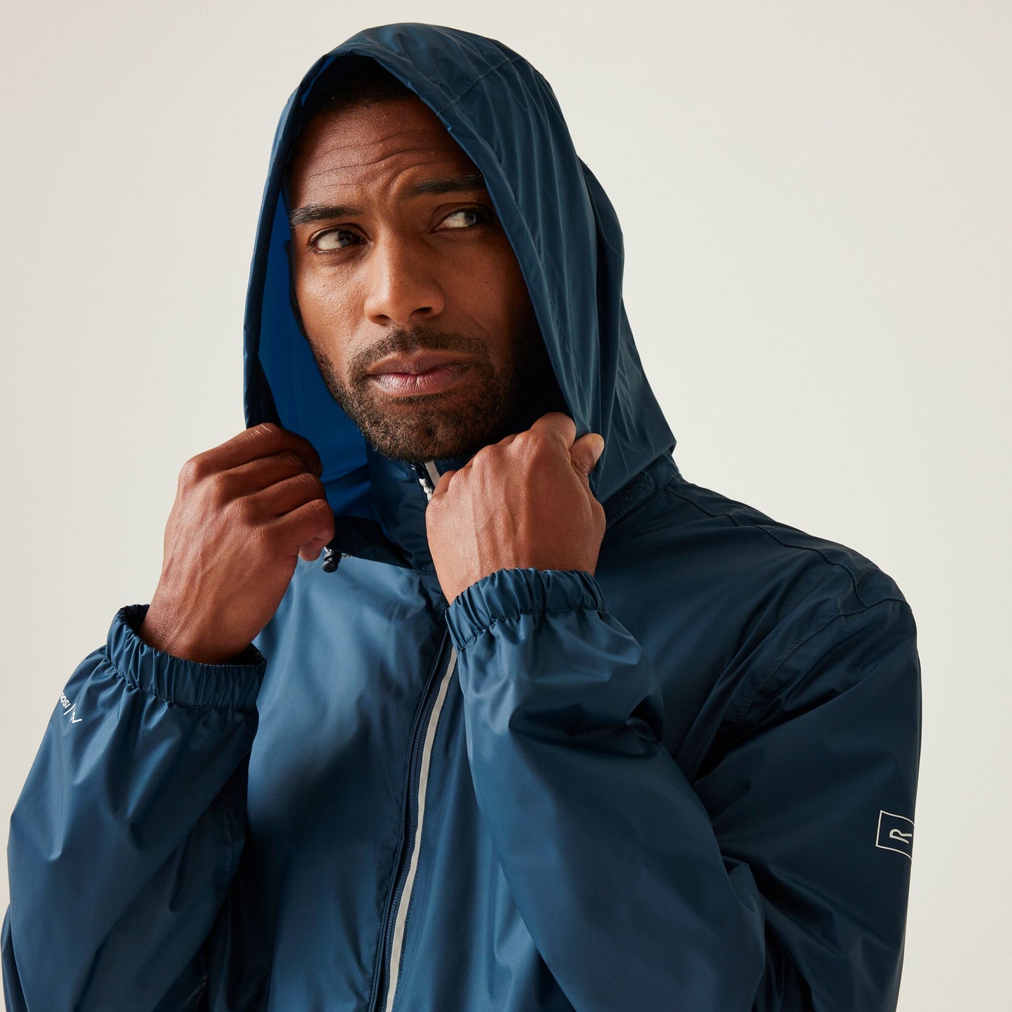 Regatta Men's Lyle IV Waterproof Packaway Jacket - Moonlight Denim