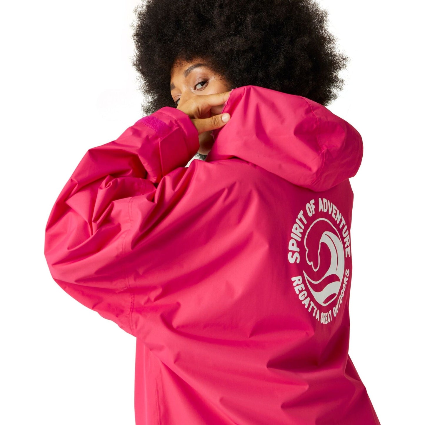 Regatta Adult Changing Robe - Pink Potion