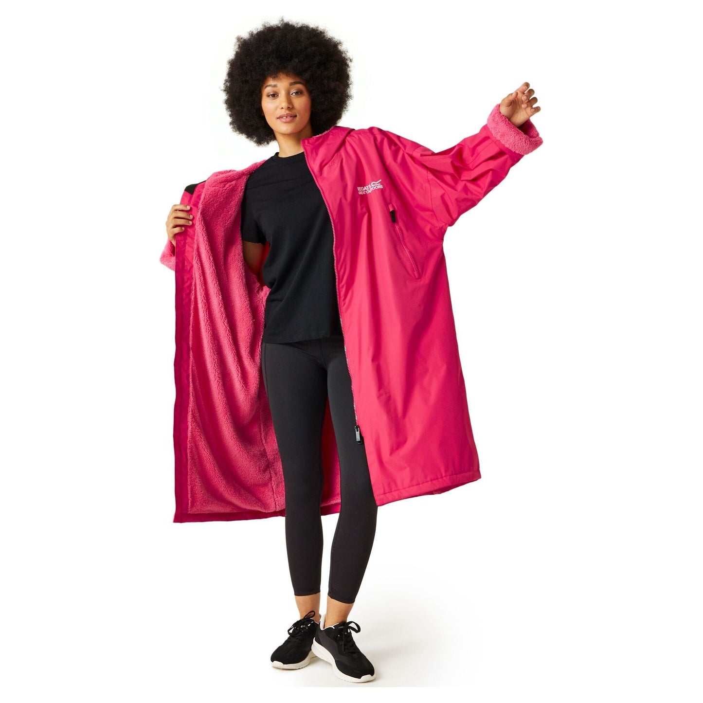 Regatta Adult Changing Robe - Pink Potion