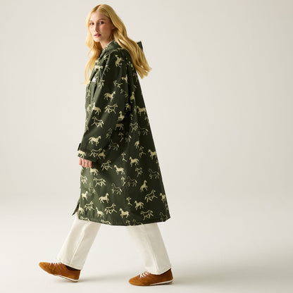 Regatta Adult WP Robe - Dark Khaki Horse