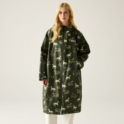 Regatta Adult WP Robe - Dark Khaki Horse