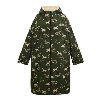 Regatta Adult WP Robe - Dark Khaki Horse