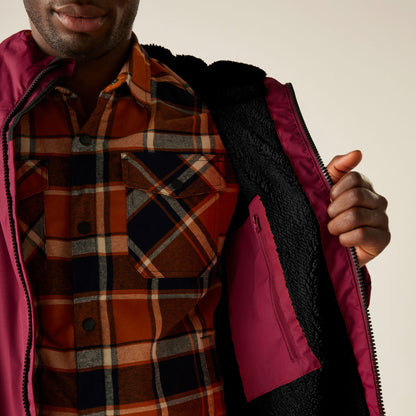 Regatta Adult Waterproof Changing Robe - Dark Maroon