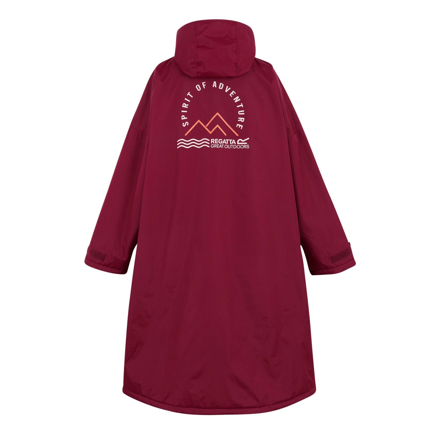 Regatta Adult Waterproof Changing Robe - Dark Maroon