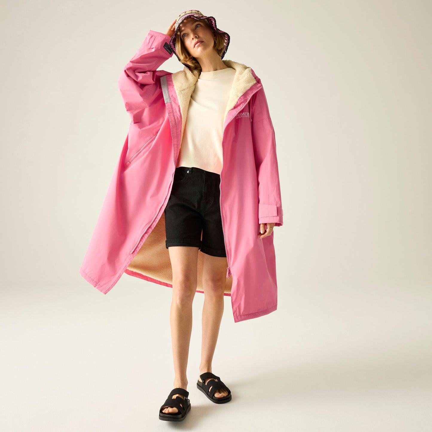 Regatta Adult WP Robe - Pink Lemonade