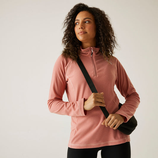 Regatta Women's Montes Lightweight Half-Zip Fleece - Dusty Rose