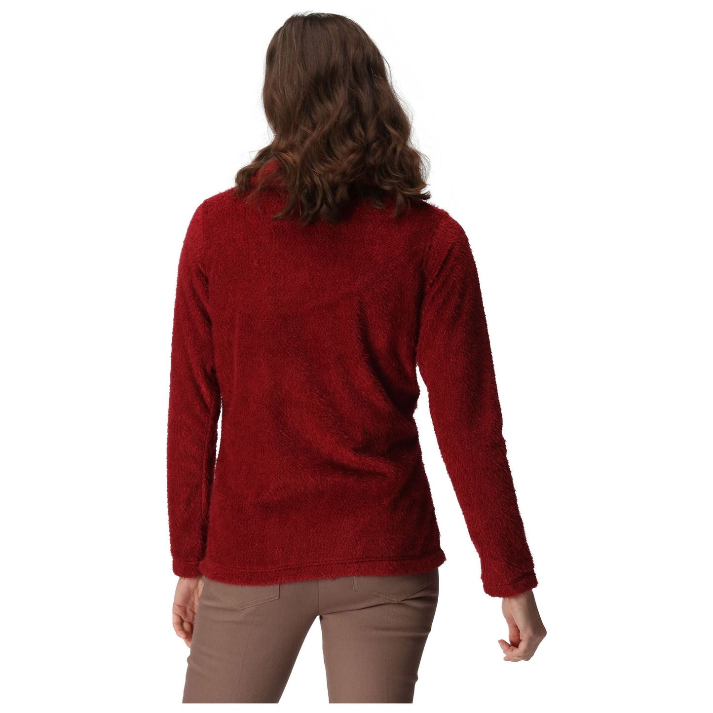 Regatta Women's Heloise Full Zip Fleece -  Cabernet Eyelash Fluffy