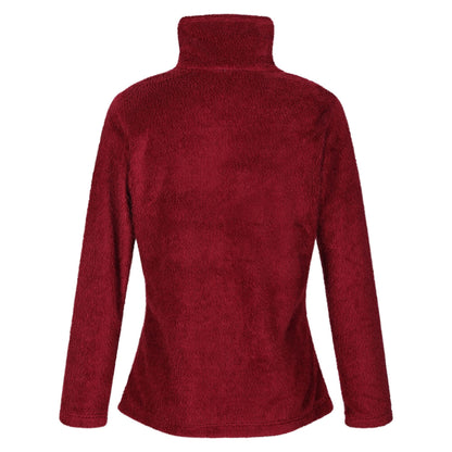 Regatta Women's Heloise Full Zip Fleece -  Cabernet Eyelash Fluffy