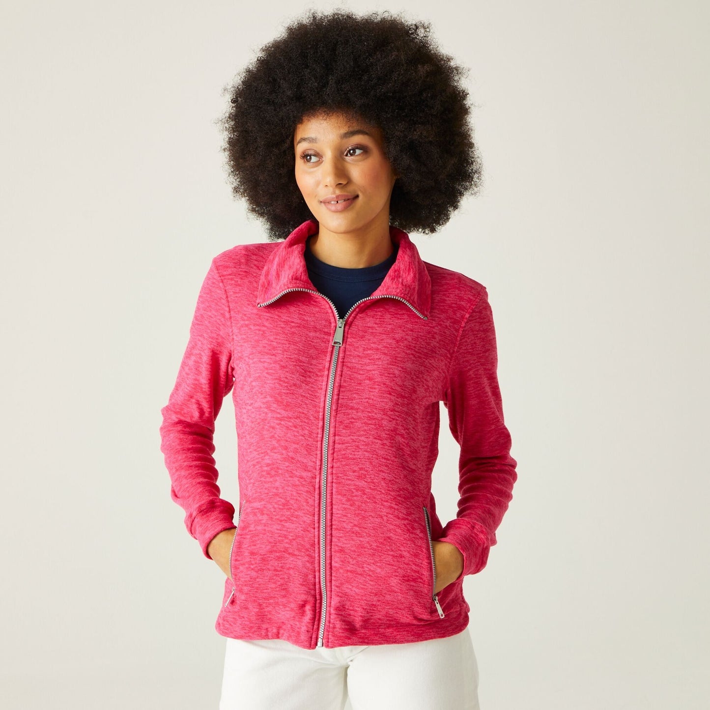 Regatta Women's Azaelia Full-Zip Fleece -  Hot Pink Marl