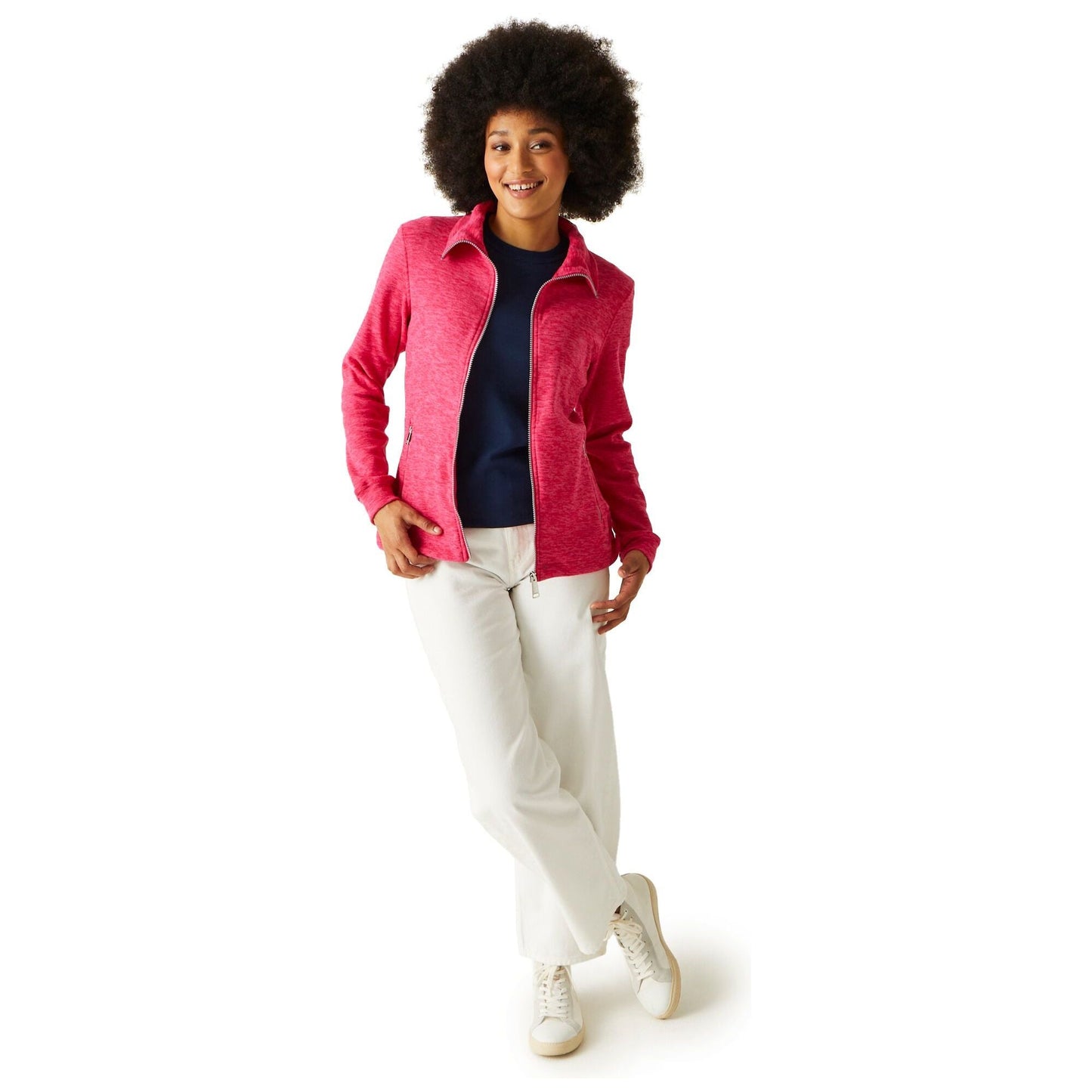 Regatta Women's Azaelia Full-Zip Fleece -  Hot Pink Marl