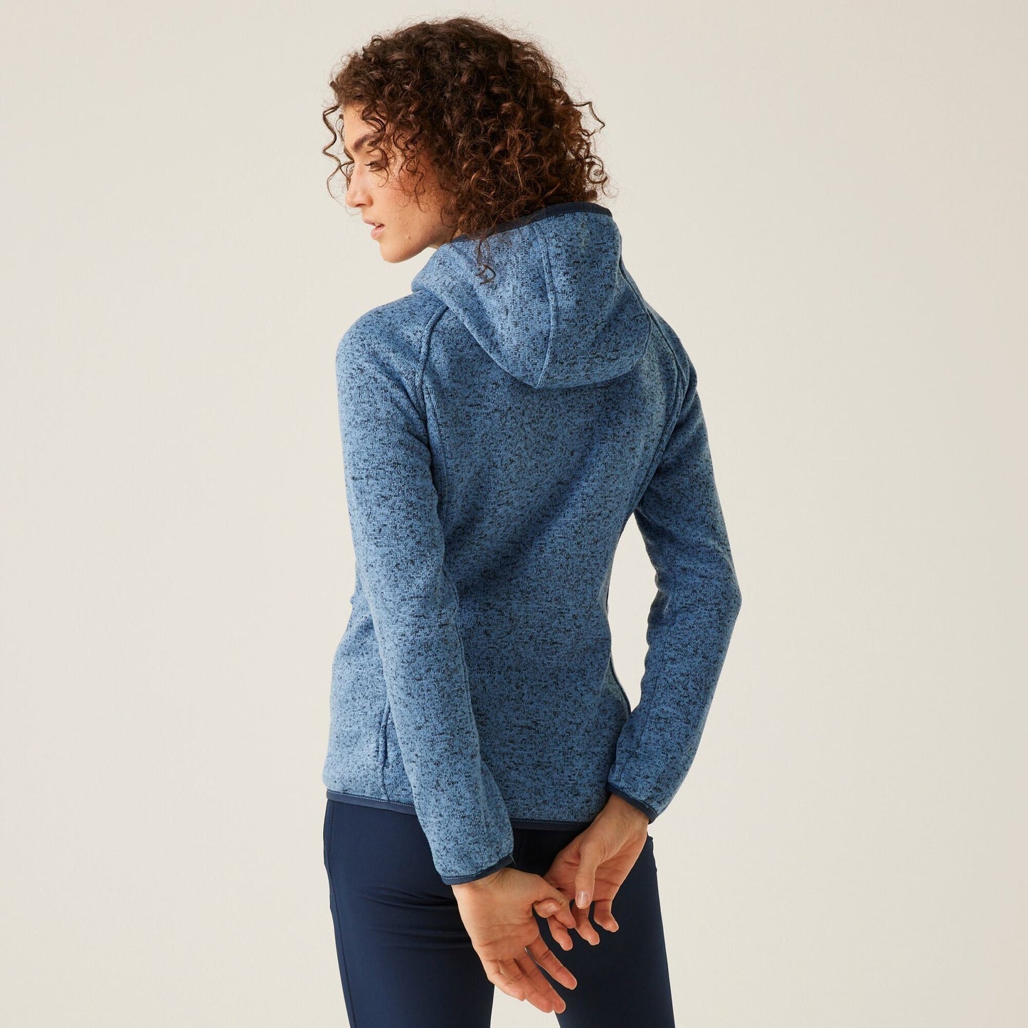 Regatta Women's Newhill Hooded Fleece - Coronet Blue/Clear Sky