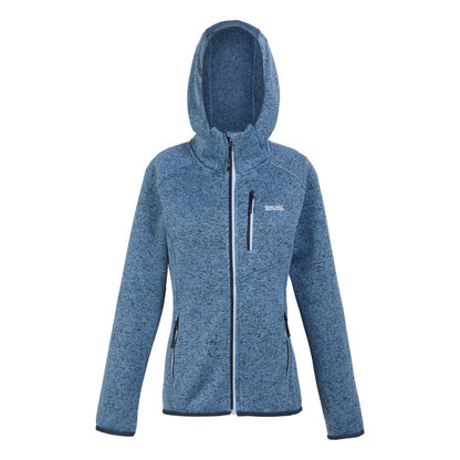 Regatta Women's Newhill Hooded Fleece - Coronet Blue/Clear Sky