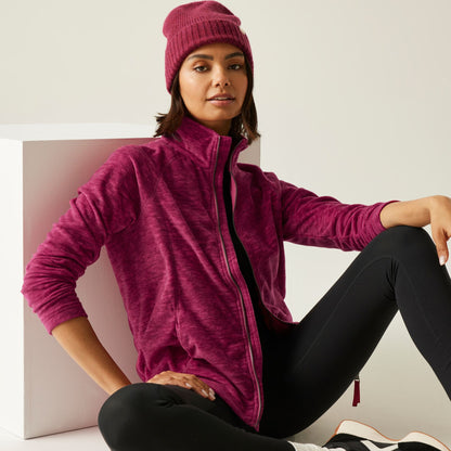 Regatta Mayse Women's Full Zip Fleece - Dark Cerise
