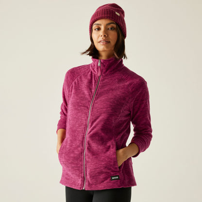 Regatta Mayse Women's Full Zip Fleece - Dark Cerise