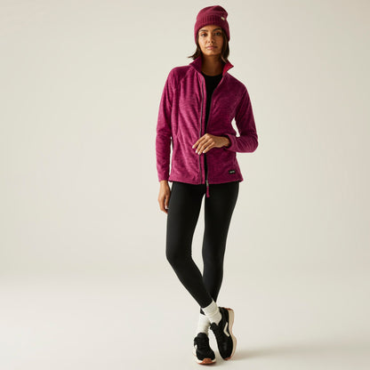 Regatta Mayse Women's Full Zip Fleece - Dark Cerise