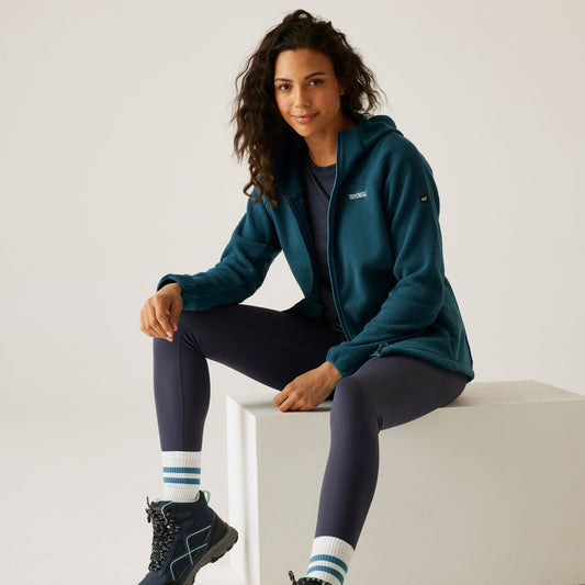 Regatta Women's Elinn Hooded Fleece - Moroccan Blue